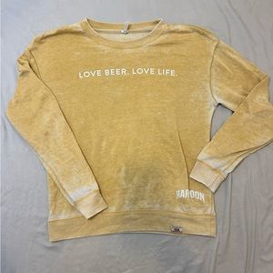 Harpoon brewery crew neck!